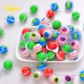 Wholesale High Quality Mini Eyeball Fruit Flavor 3D Popping Gummy Candy